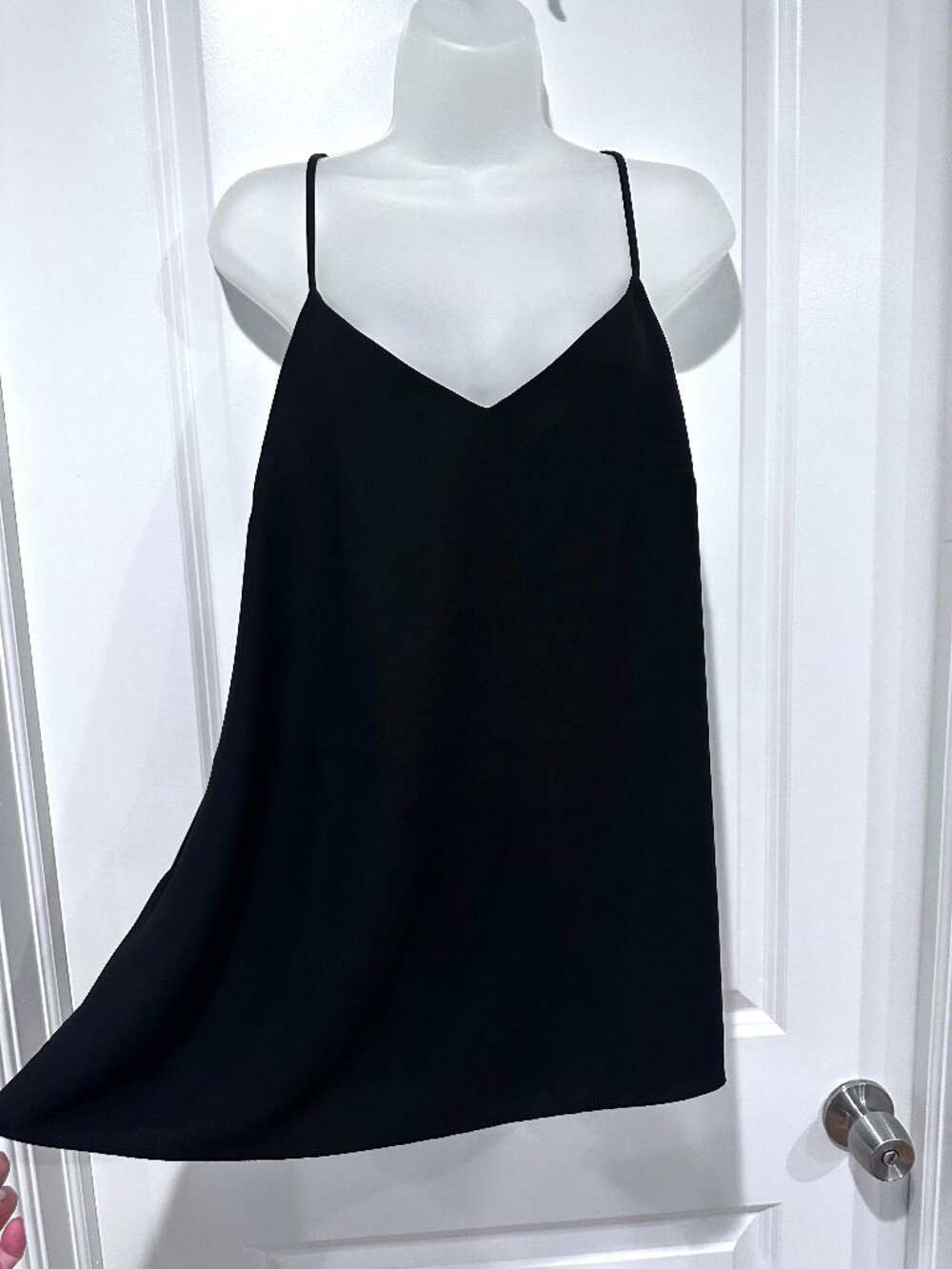 New Banana Republic Black Strappy V Front with Racer Back Top, XL (NWT)